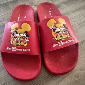Disney x Coach Mickey & Minnie Slides – Women’s Size 6 50th Anniversary Edition